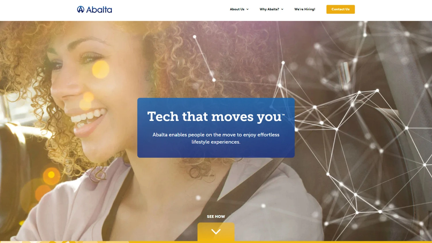 Screenshot from the Abalta website.