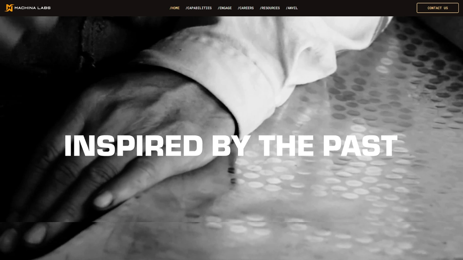 Screenshot from the Machina Labs website.